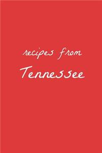 Recipes from Tennessee