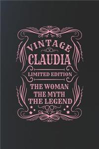 Vintage Claudia Limited Edition the Woman the Myth the Legend
