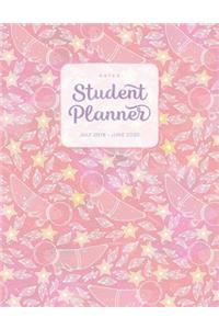 Dated Student Planner July 2019 - June 2020