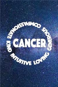 Cancer Compassionate Kind Intuitive Loving Generous