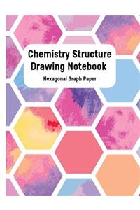 Chemistry Structure Drawing Notebook Hexagonal Graph Paper