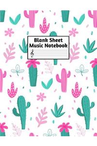 Blank Sheet Music Notebook