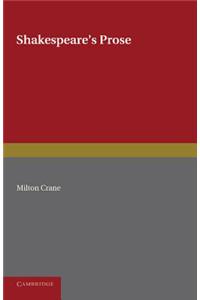Shakespeare's Prose