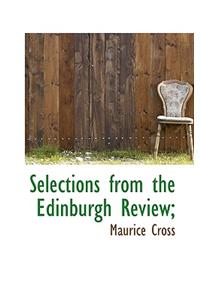 Selections from the Edinburgh Review;
