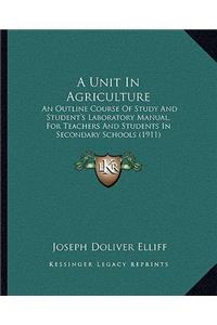 A Unit In Agriculture