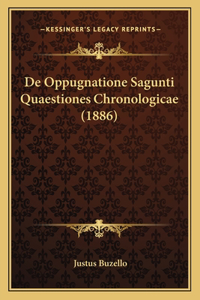 De Oppugnatione Sagunti Quaestiones Chronologicae (1886)