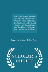 First Three Sections of Newton's Principia