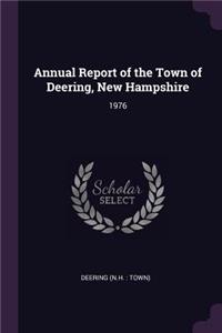 Annual Report of the Town of Deering, New Hampshire: 1976