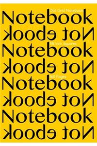 Dot Grid Notebook 1/8 Inch Squares 160 pages