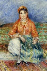 150 page lined journal Algerian Girl, 1881 Pierre Auguste Renoir