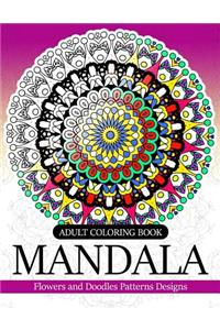 Adult coloring Book Mandala