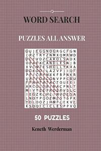 Word Search Puzzles All Answer 50 Puzzles