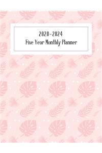 2020-2024 Five Year Monthly Planner