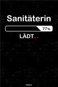 Sanitäterin Lädt... Notizbuch