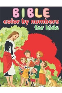 Bible Color By Numbers For Kids