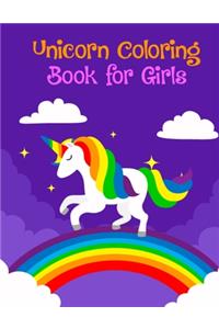 Unicorn Coloring Book for Girls
