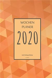 Wochenplaner 2020 mit Einkaufsliste