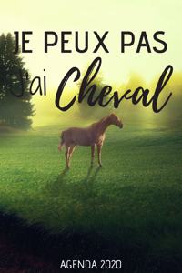 je peux pas j'ai cheval agenda 2020