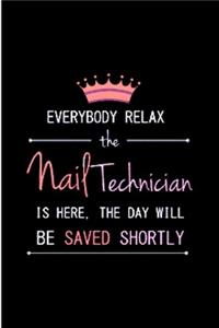 Everybody relax the nail technician is here. the day will be saved shortly