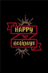 Happy Holidays Notebook