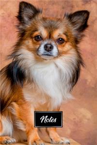 Chihuahua Dog Pup Puppy Doggie Notebook Bullet Journal Diary Composition Book Notepad - Astonished Look