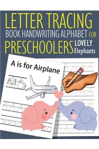 Letter Tracing Book Handwriting Alphabet for Preschoolers Lovely Elephants