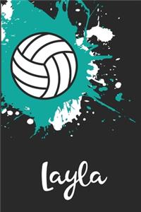 Layla Volleyball Notebook