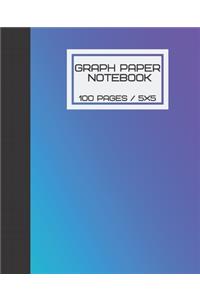 Graph Paper Notebook 5x5