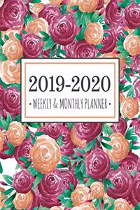 2019-2020 Weekly & Monthly Planner