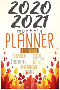 2020-2021 Monthly Planner