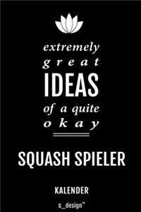 Kalender für Squash Spieler