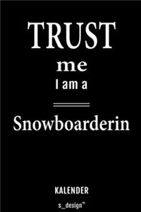 Kalender für Snowboarder / Snowboarderin