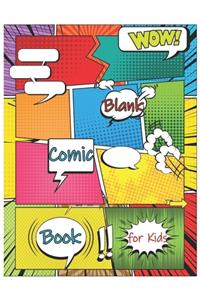 Blank Comic Book for Kids