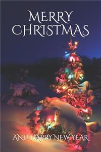 Merry Christmas, Santa Claus, Notebook, Journal, Diary - One Subject - 120 Pages