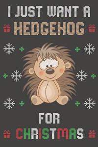 I Just Want A Hedgehog For Christmas