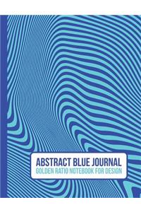 Abstract Blue Journal