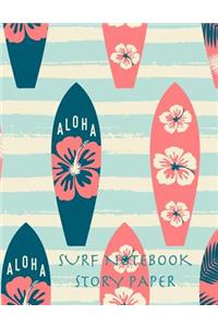 Surf Notebook Story Paper