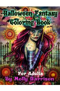 Halloween Fantasy Coloring Book For Adults