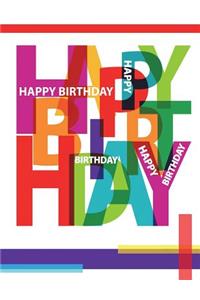 Happy Birthday: Large Print Discreet Internet Website Password Organizer, Birthday Gifts for Boys or Girls, Teens, Women or Men, Husband or Wife, Girlfriend or Boyfriend, Sister or Brother, Mom or Dad, Grandma or Grandpa, Best Friend, Co-Worker, Bo