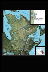 The Map of Quebec, Canada Journal