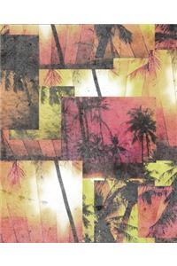 Tropical Palm Tree Notebook