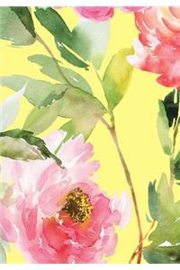 Peonies Sketchbook 7 x 10