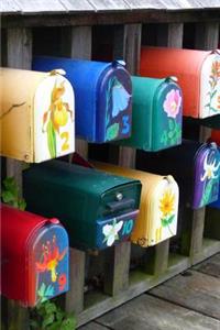 Colorful Mail Post Mailboxes Journal
