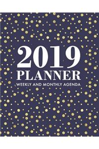 2019 Planner Weekly and Monthly Agenda