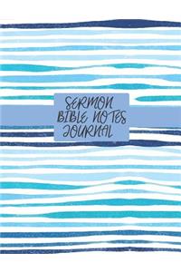 Sermon Bible Notes Journal