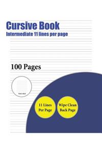 Cursive Book (Intermediate 11 lines per page)