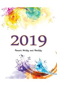 2019 Planner Weekly and Monthly