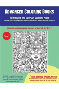 Advanced Coloring Books (40 Complex and Intricate Coloring Pages)