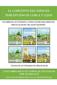 Fichas de actividades de preescolar (El concepto del espacio