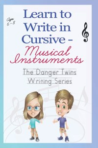 Learn to Write in Cursive - Musical Instruments